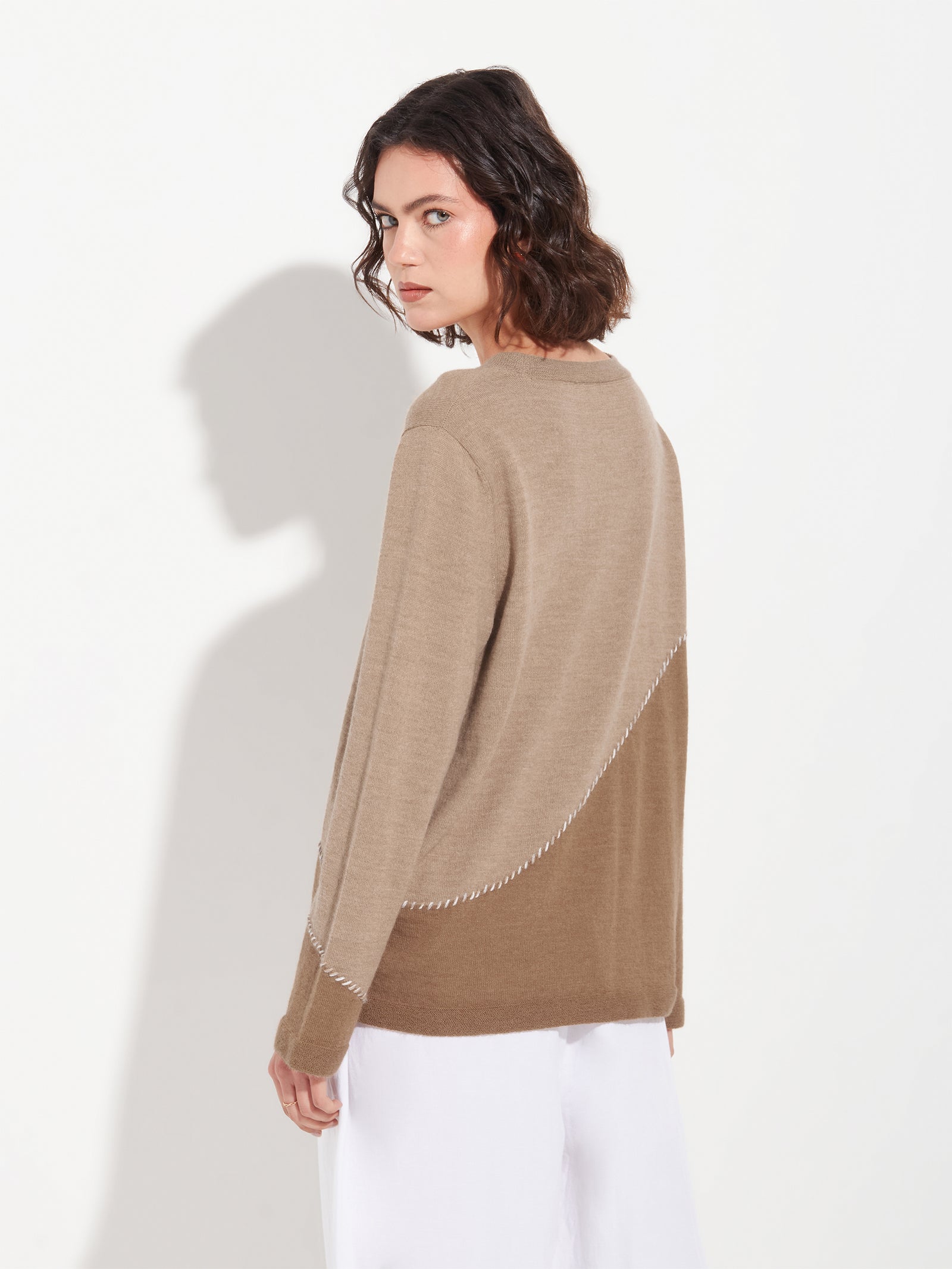 Basilea Sweater Baby Alpaca Color Camel