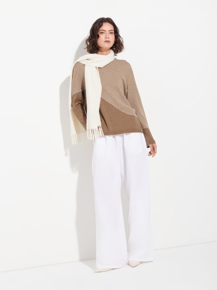 Suéter Basilea Baby Alpaca Color Camel
