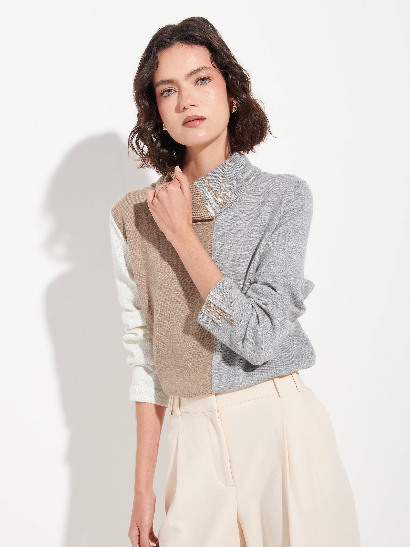 Bergamo Sweater Baby Alpaca Color Beige