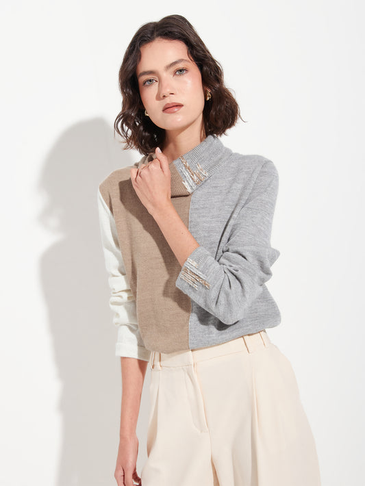 Bergamo Sweater Baby Alpaca Color Beige