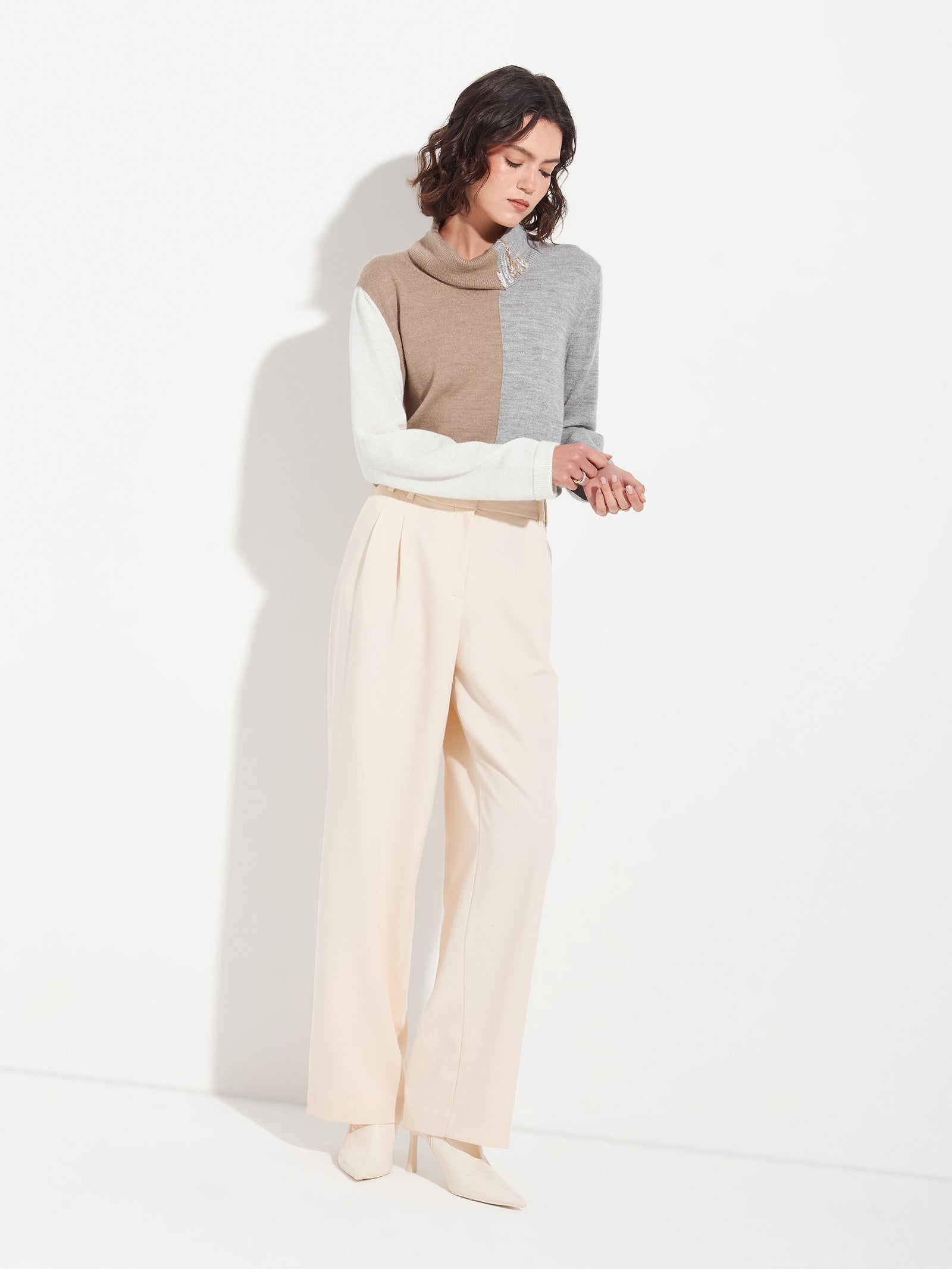 Bergamo Sweater Baby Alpaca Color Beige