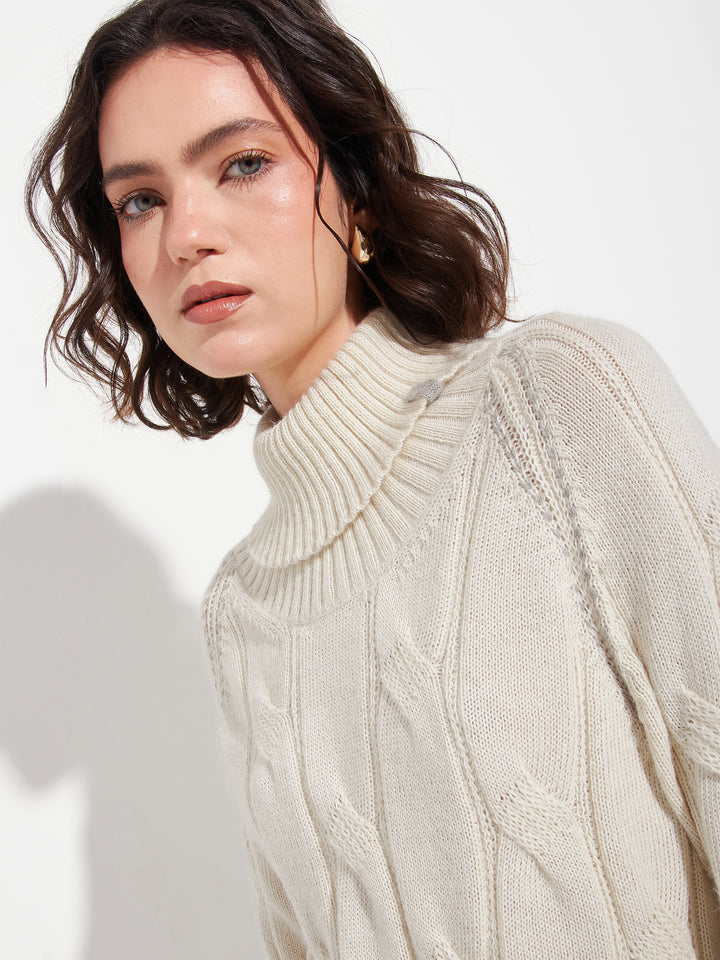 Suéter Bettina de Alpaca Baby Color Beige