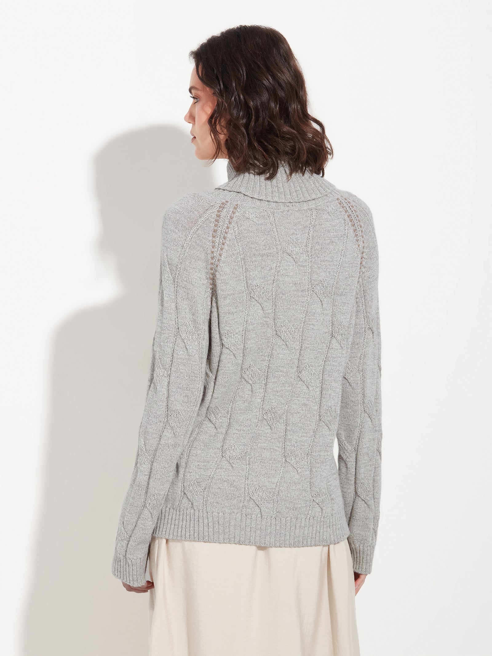 Bettina Sweater Baby Alpaca Color Grey