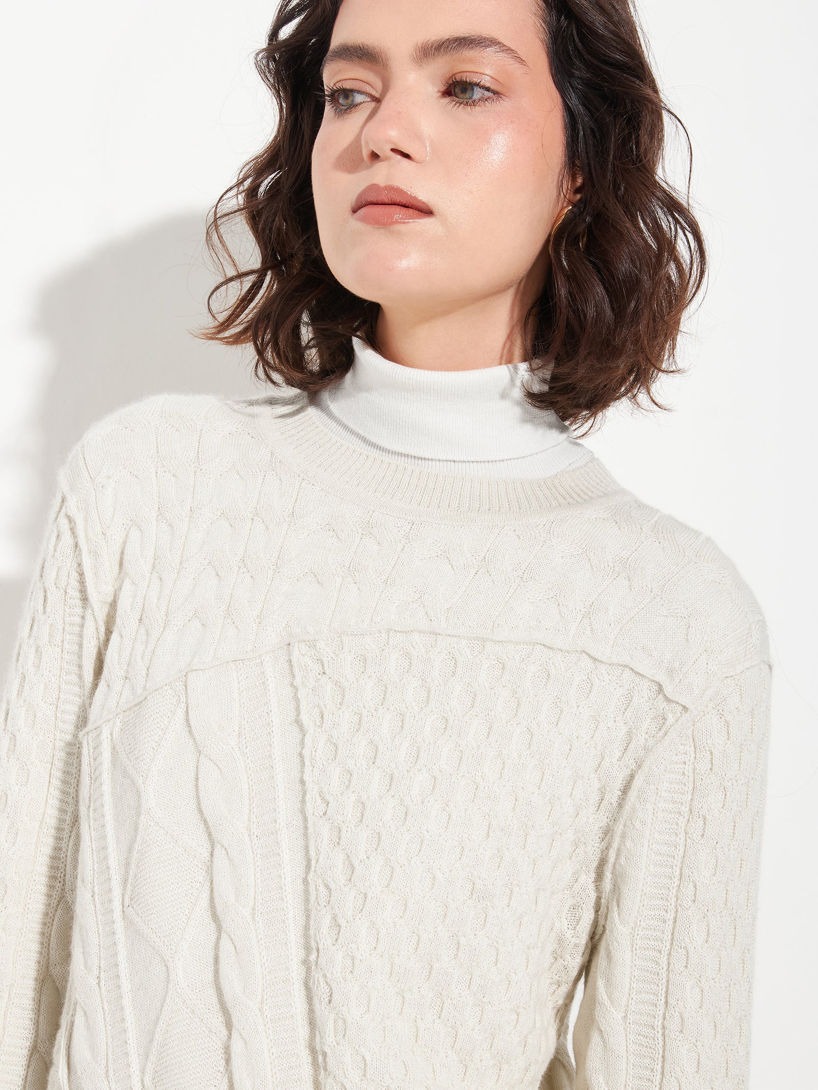 Bianca Sweater Baby Alpaca Color Beige