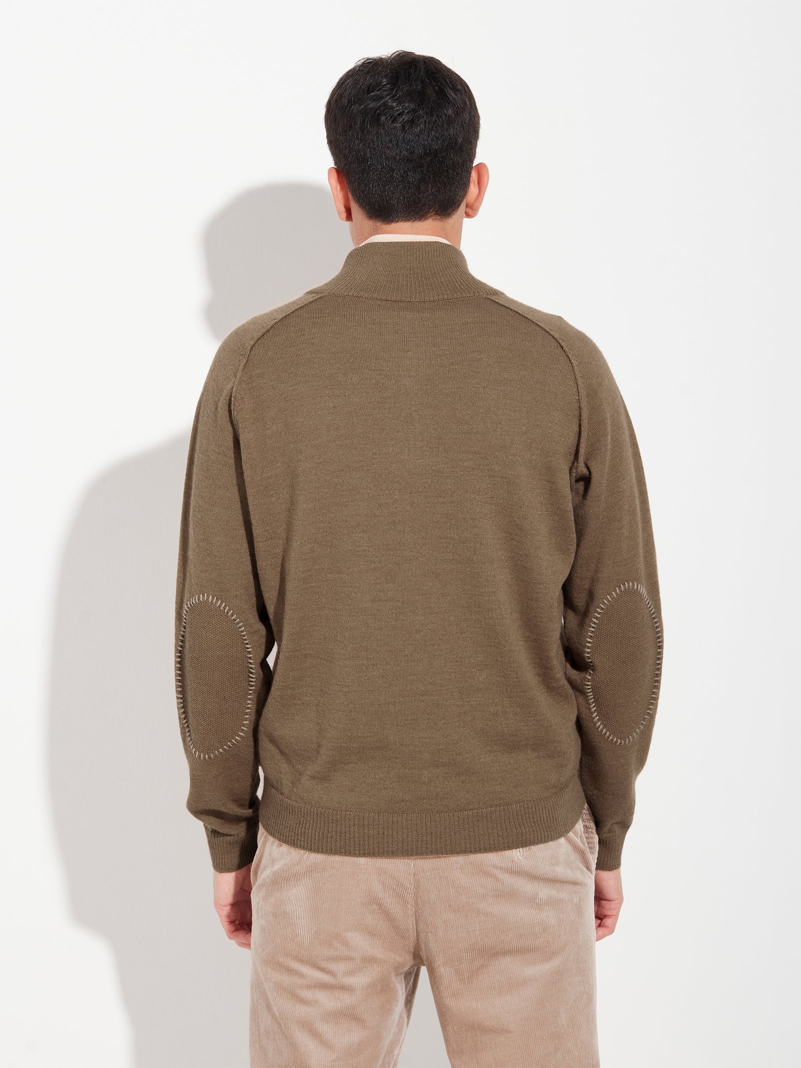 Suéter Bugatti Baby Alpaca Color Camel