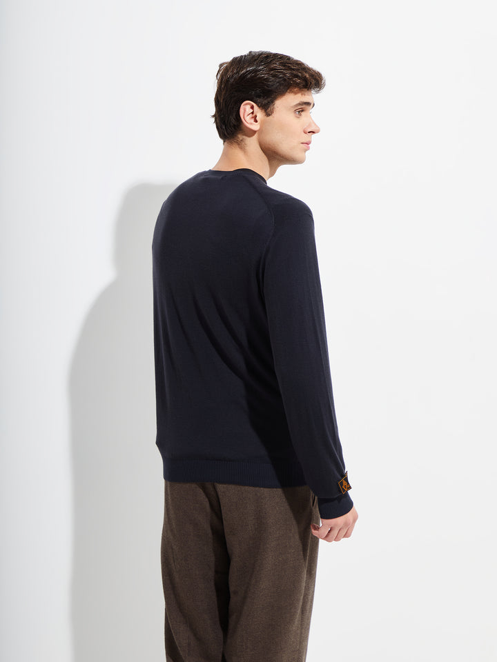 Brian Sweater Vikuna Color Navy