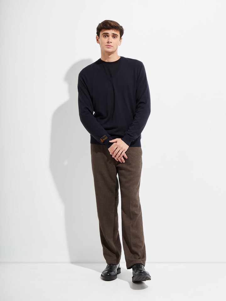 Brian Sweater Vikuna Color Navy