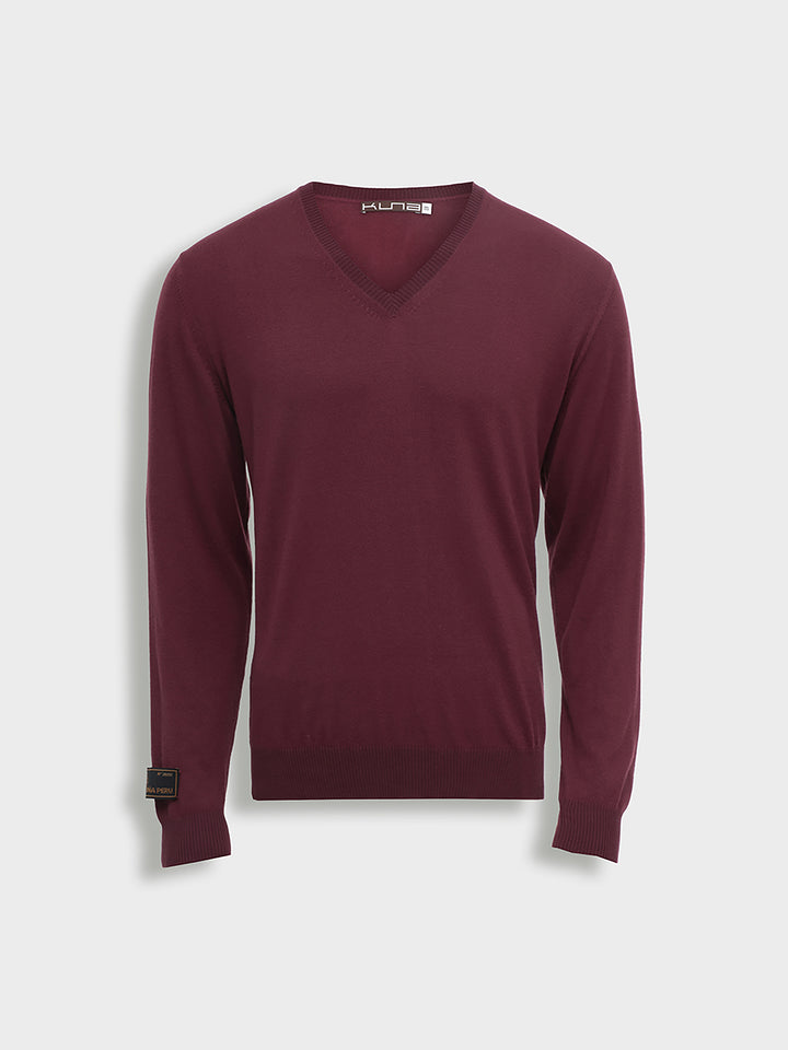 Brian Sweater Vikuna Color Burdeo