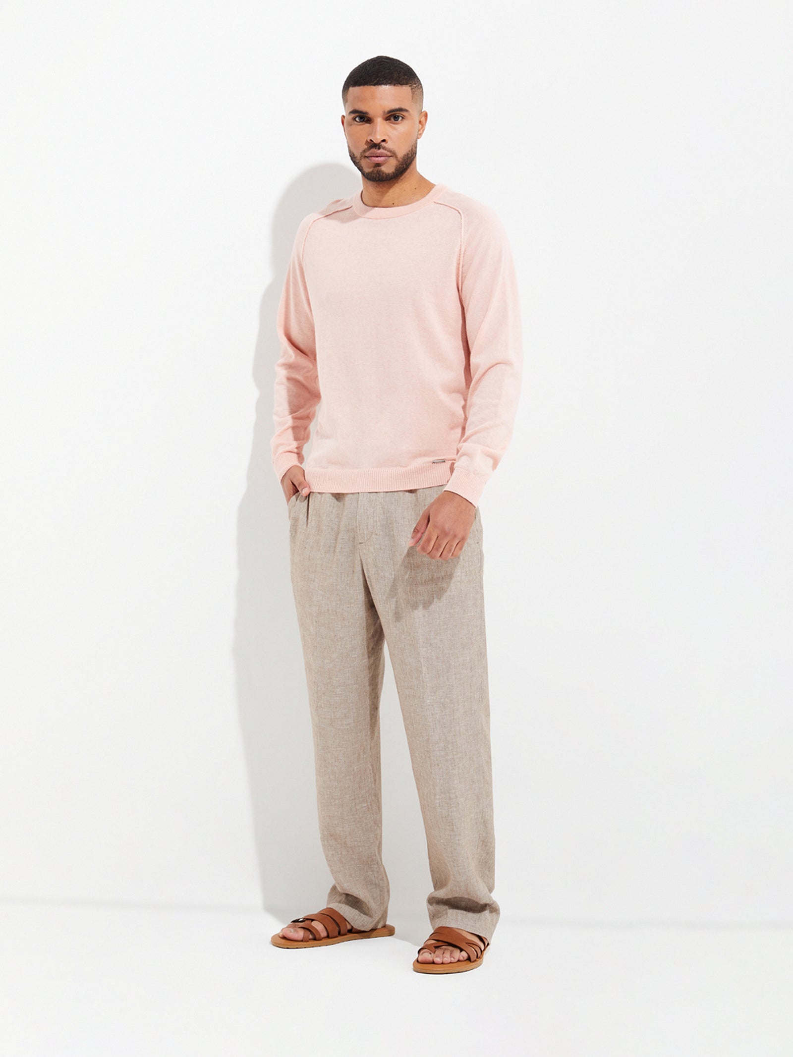 Ublot Sweater Cotton Color Pink