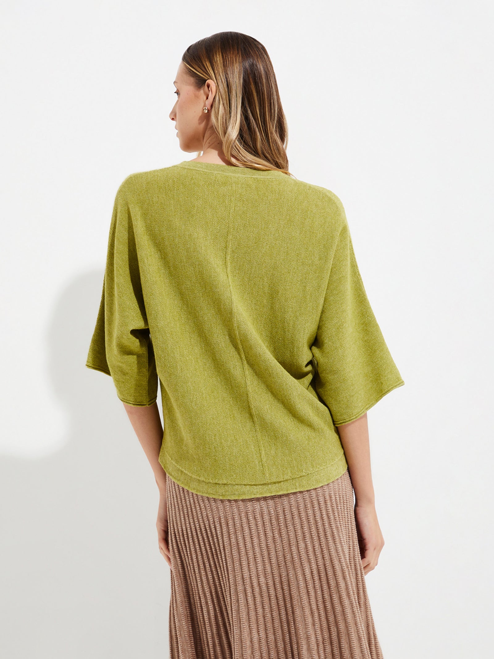 Yolanda Sweater Cotton Color Green