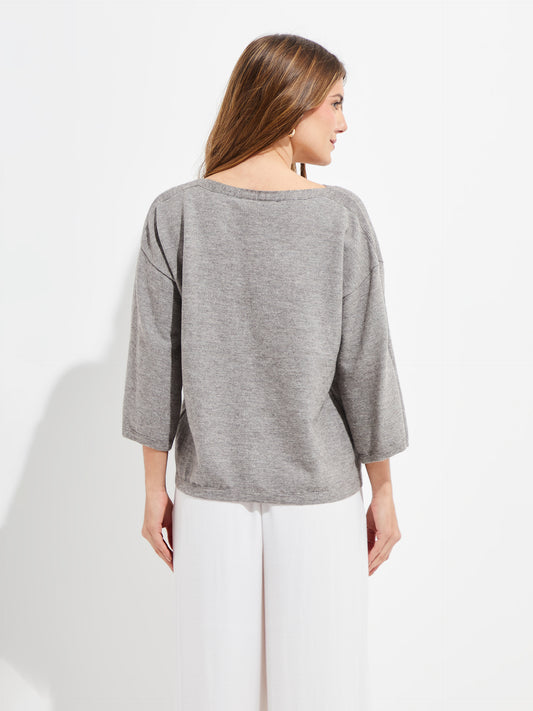 Yolene Sweater Cotton Color Grey