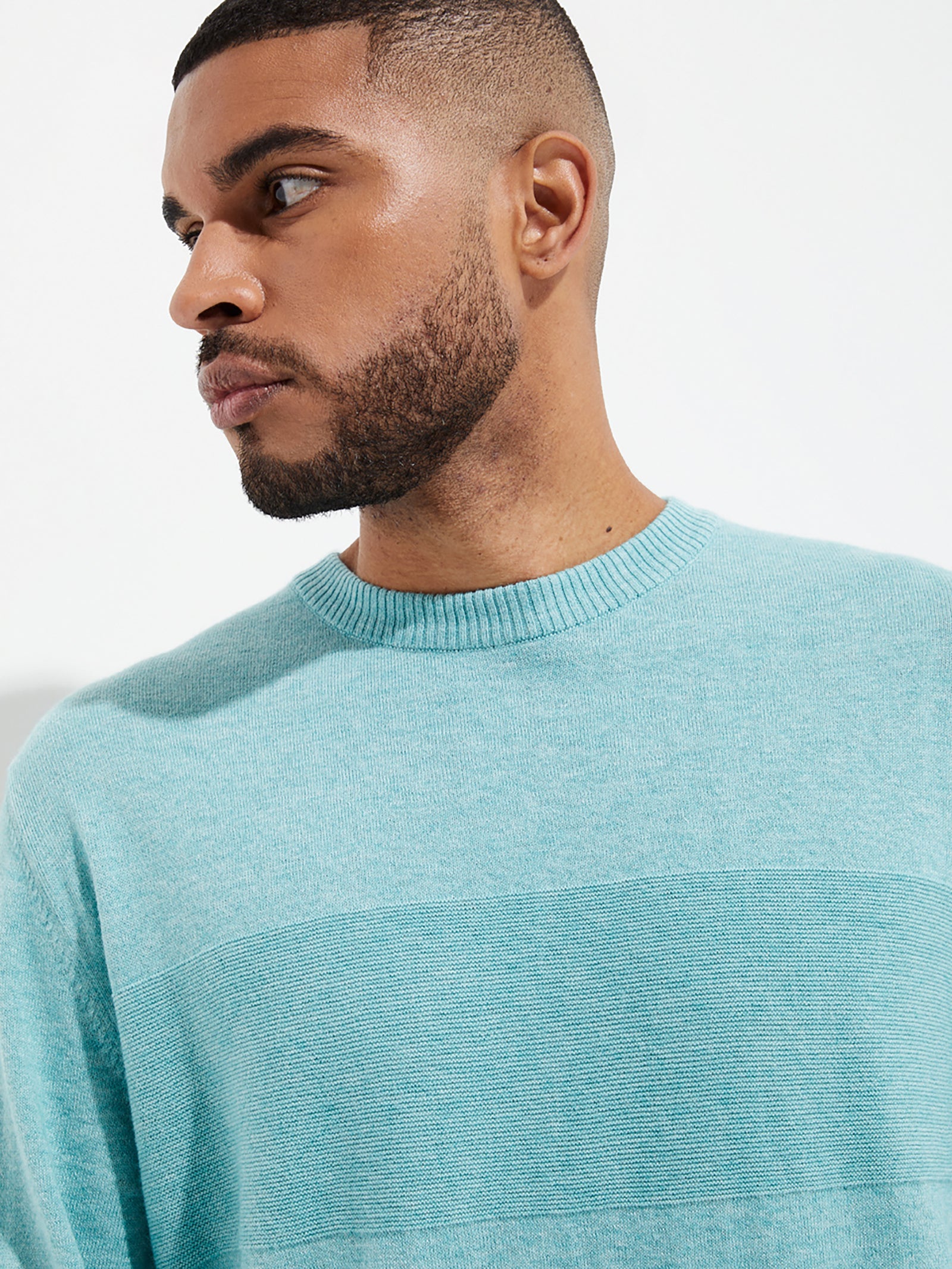 Yoel Sweater Cotton Color Turquoise