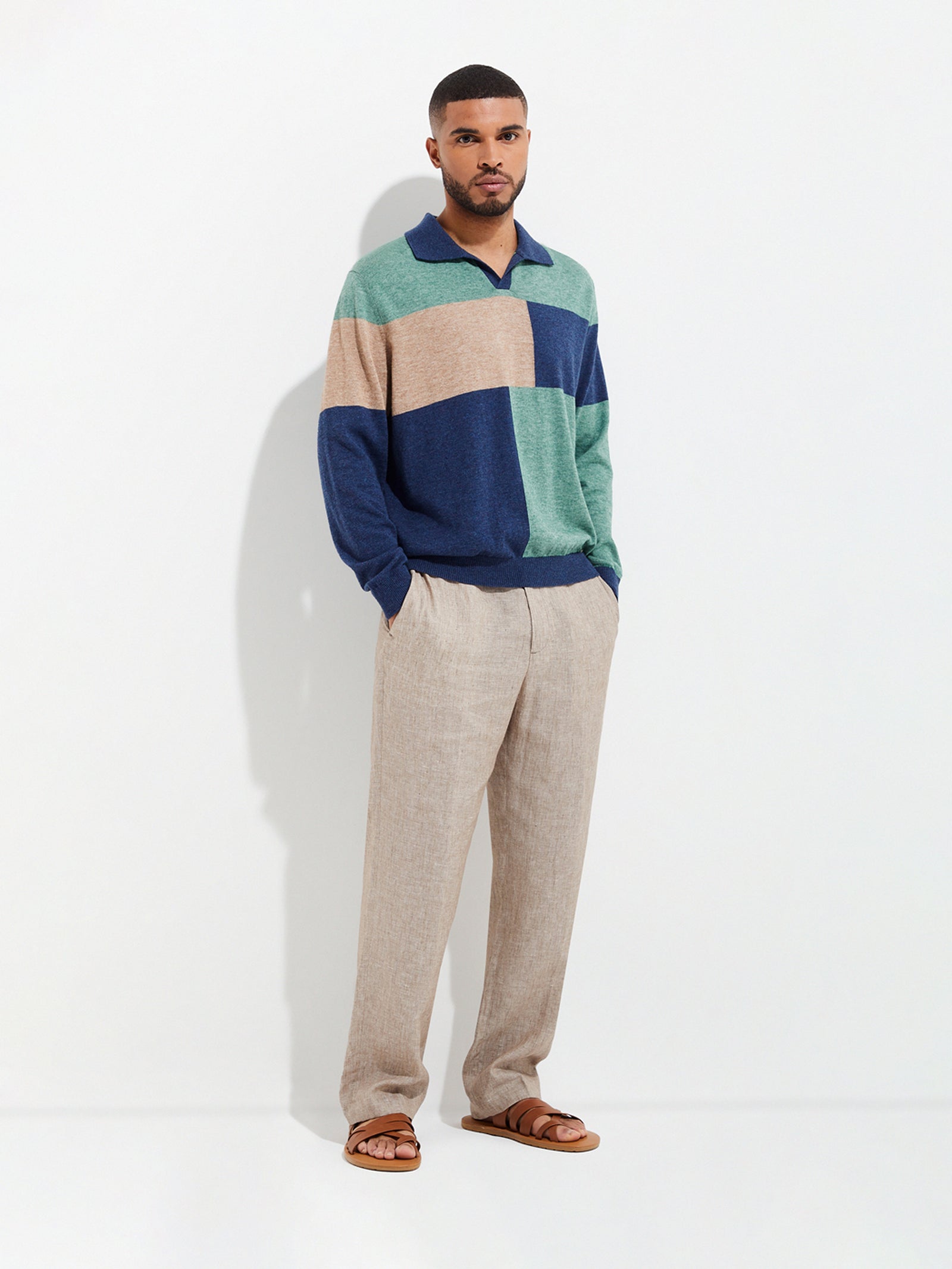 Yvan Sweater Cotton Color Blue