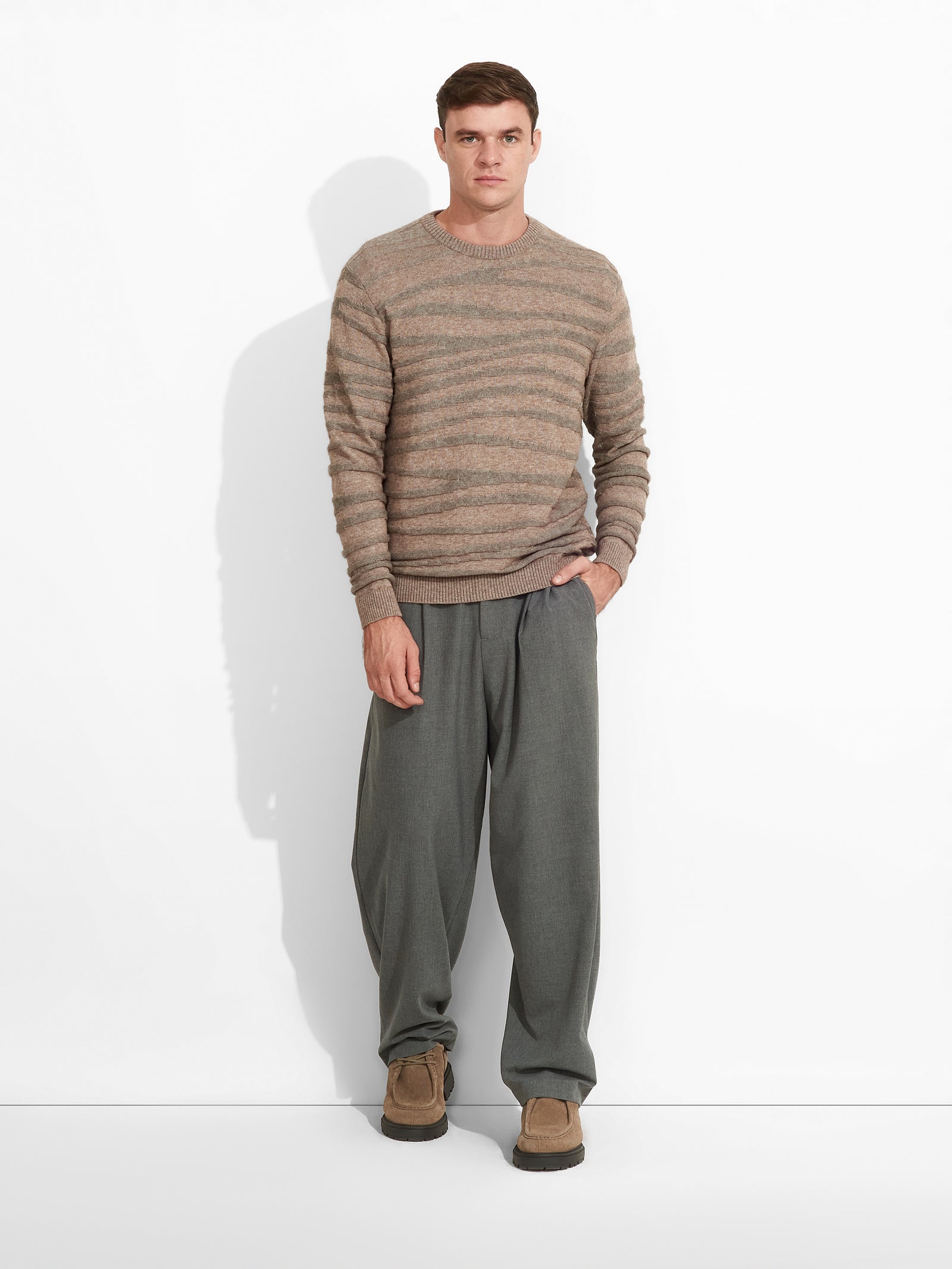 Zion Sweater Algodón Color Gris