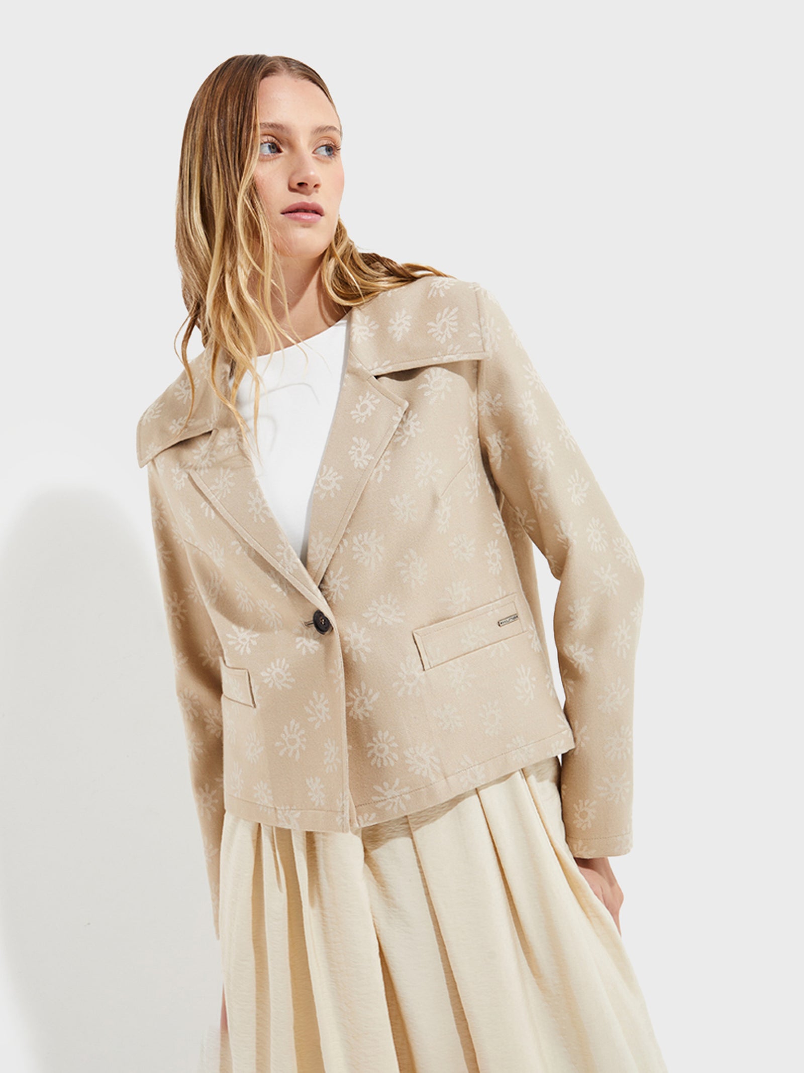 Abrigo Ytaparica de bambú color beige