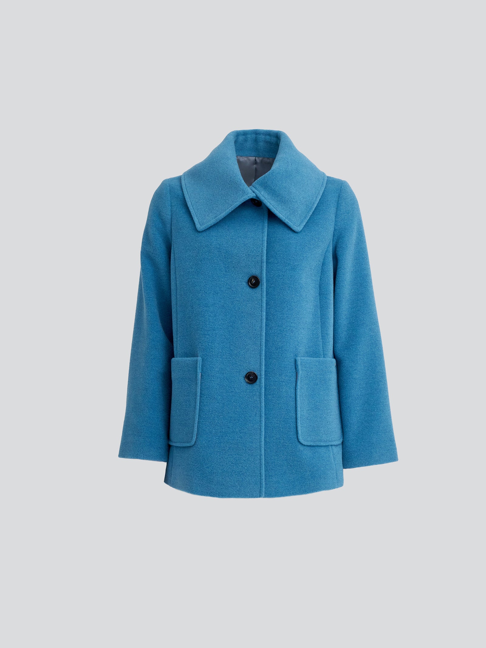 Yvanna Coat Baby Alpaca / Wool Color Light Blue