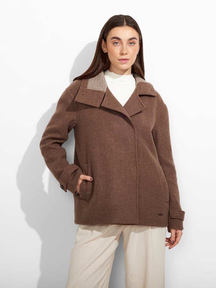 Abrigo Zazie Baby Alpaca Color Beige