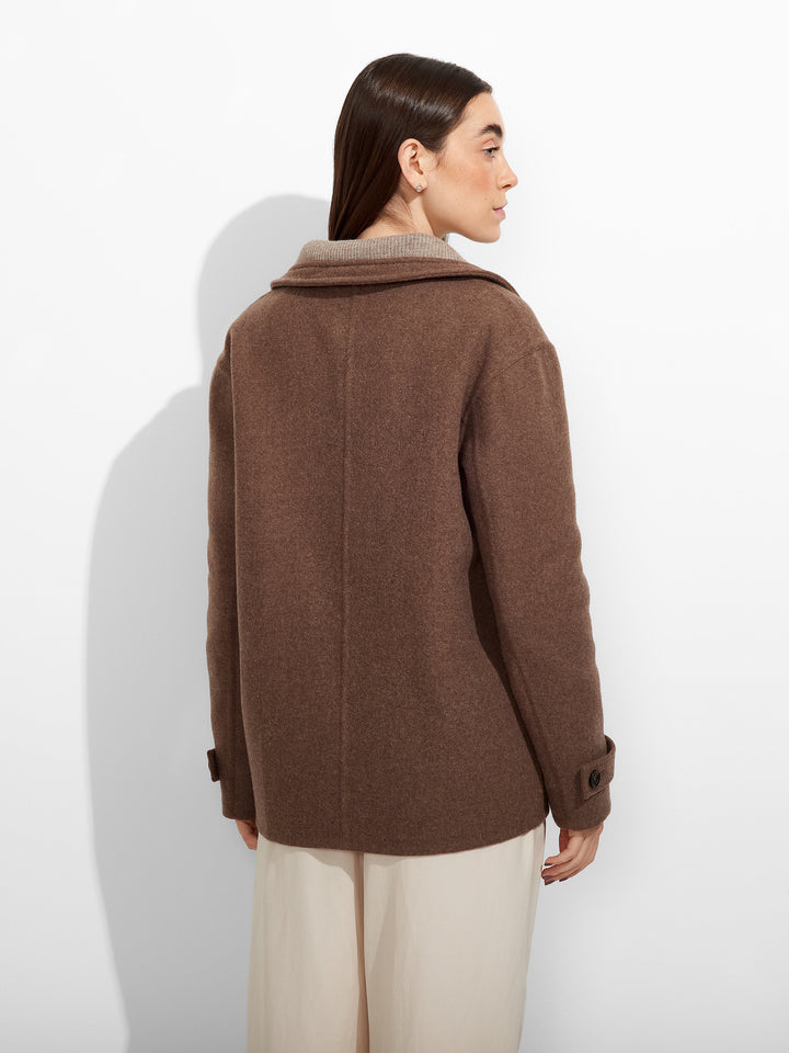 Abrigo Zazie Baby Alpaca Color Beige