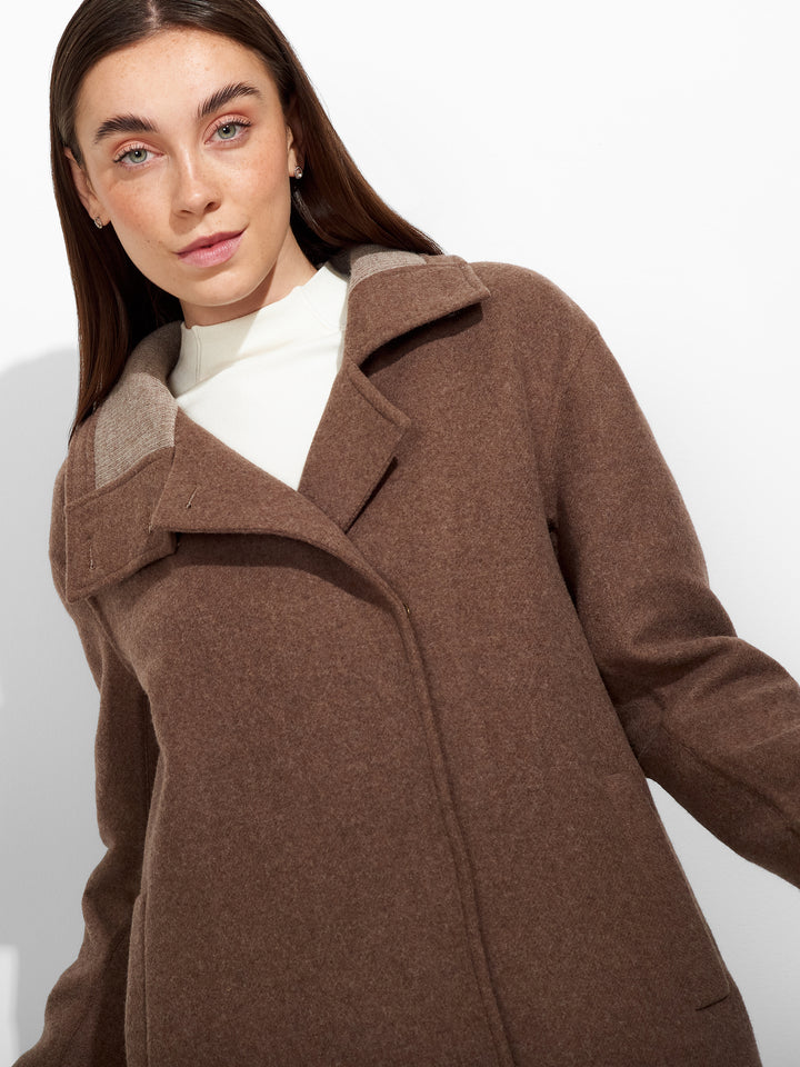 Abrigo Zazie Baby Alpaca Color Beige