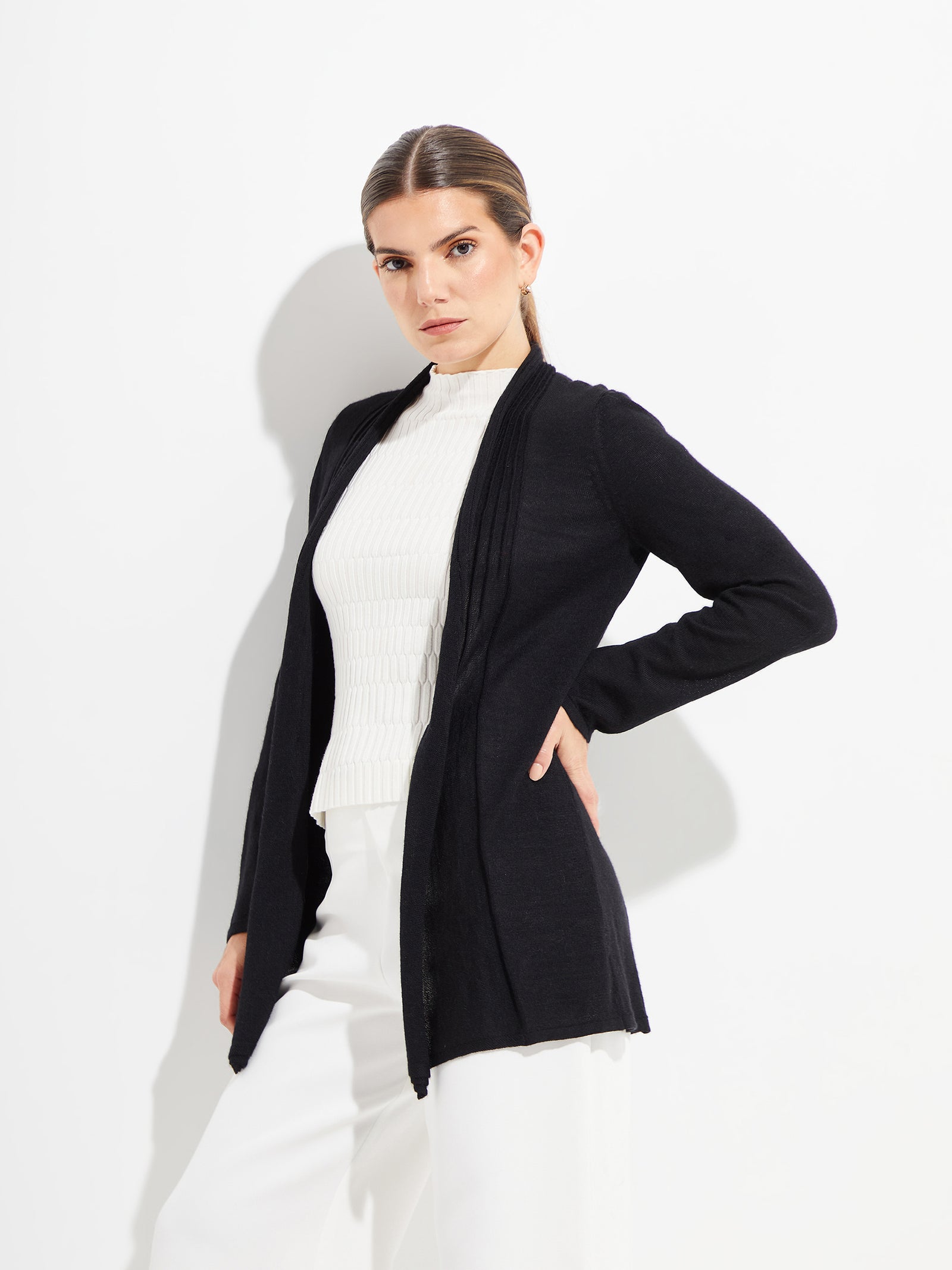 Kayla Cardigan Royal Alpaca Color Black