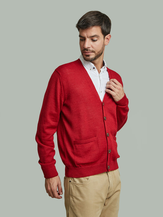 Antony Cárdigan Baby Alpaca Color Vermut