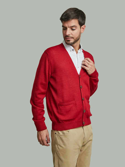 Antony Cardigan Baby Alpaca Color Vermouth