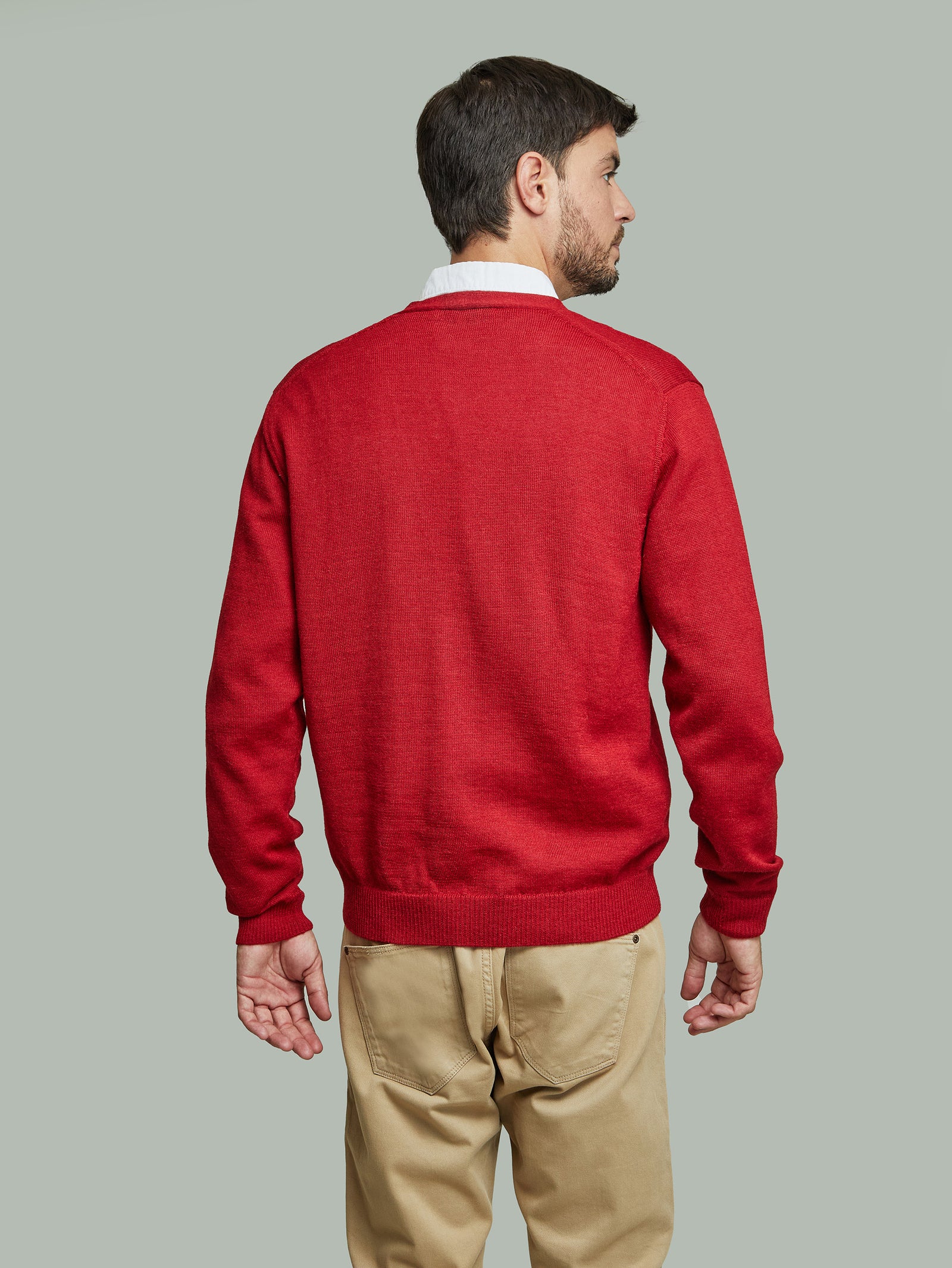 Antony Cardigan Baby Alpaca Color Vermouth