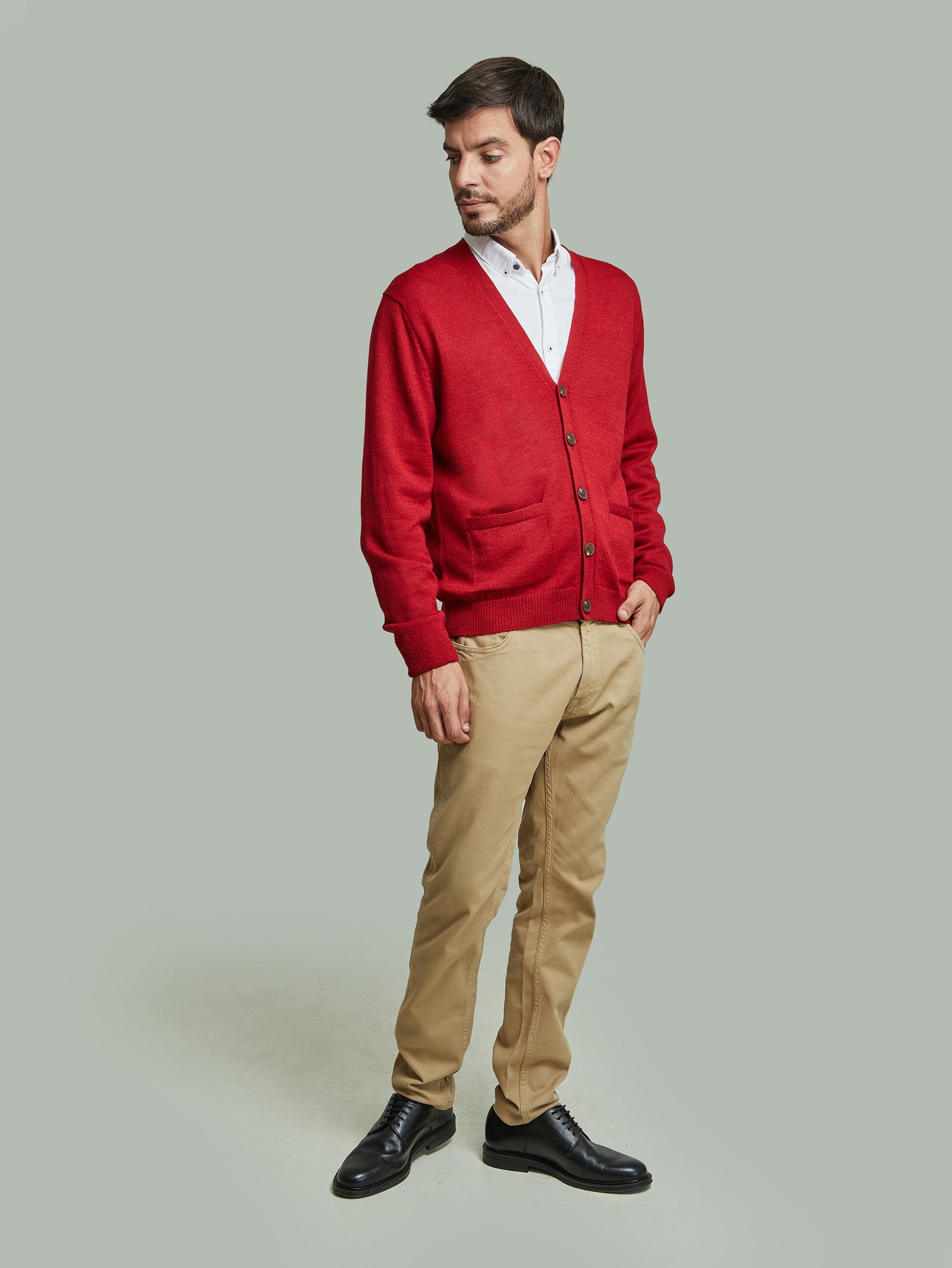 Antony Cardigan Baby Alpaca Color Vermouth