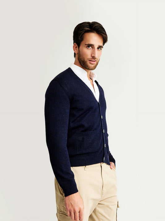 Antony Cardigan Baby Alpaca Color Golondrina