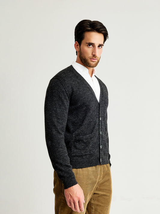 Antony Cardigan Baby Alpaca Color Antracite