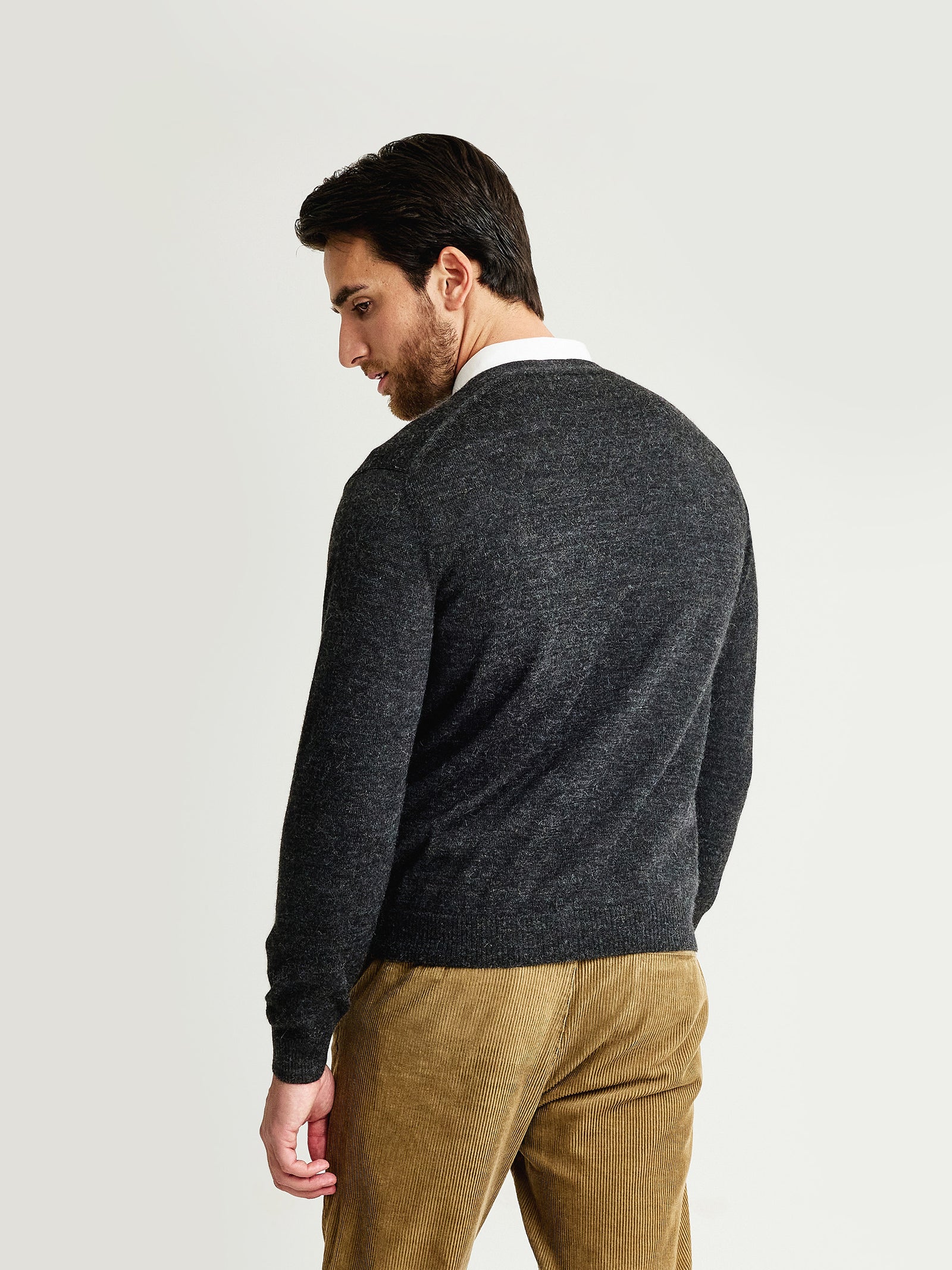 Antony Cardigan Baby Alpaca Color Antracite