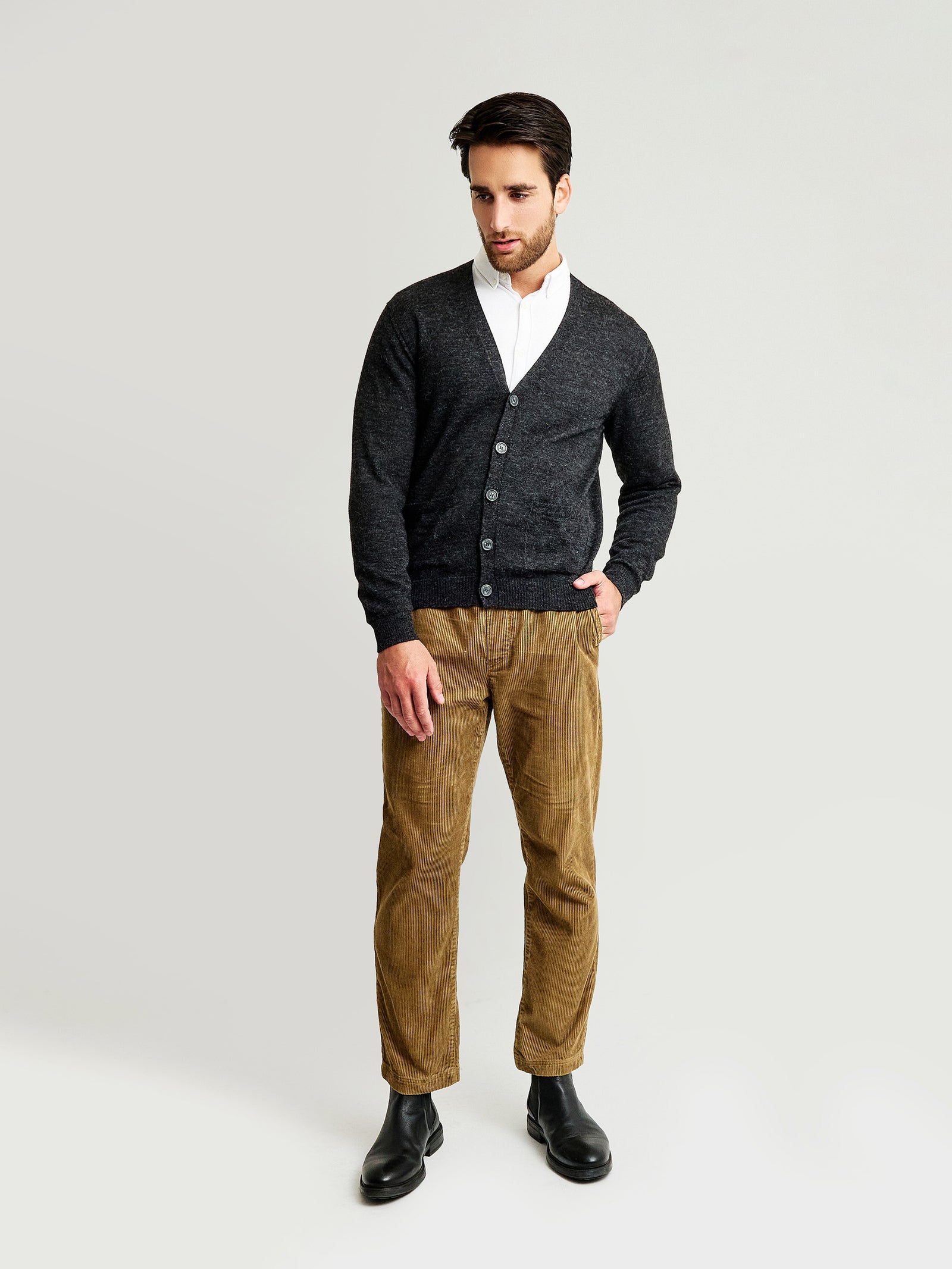 Antony Cardigan Baby Alpaca Color Antracite