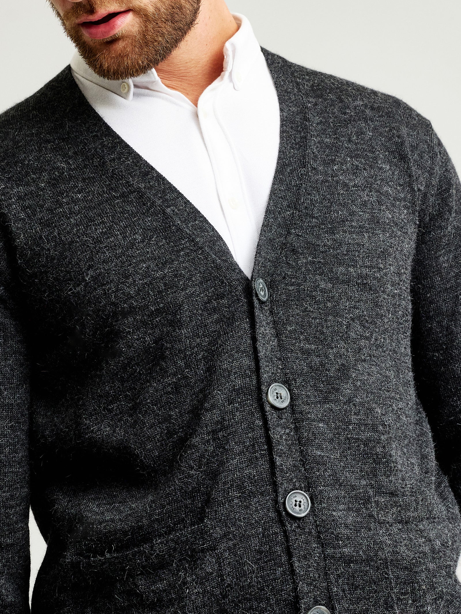 Antony Cardigan Baby Alpaca Color Antracite