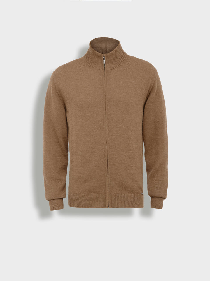 Cárdigan Andreas de alpaca bebé color beige