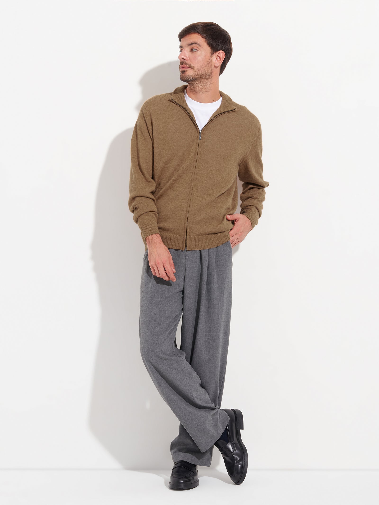 Andreas Cardigan Baby Alpaca Color Beige