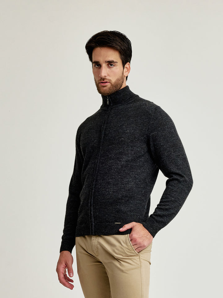Cárdigan Andreas De Baby Alpaca Color Anthracite