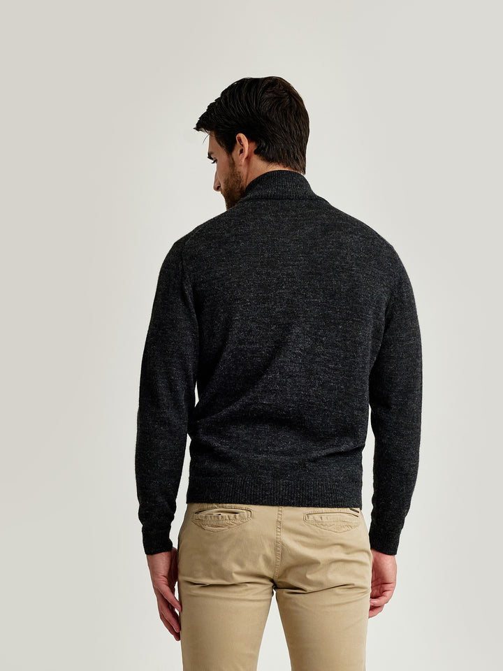 Cárdigan Andreas De Baby Alpaca Color Anthracite