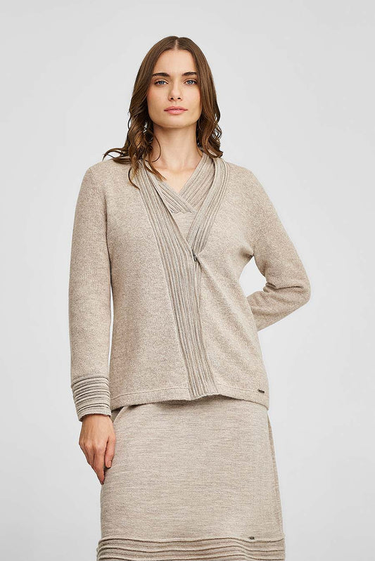 Welldone Cardigan Baby Alpaca Color Beige