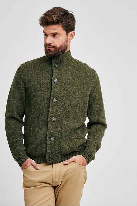 Walter Cardigan Baby Alpaca Color Green
