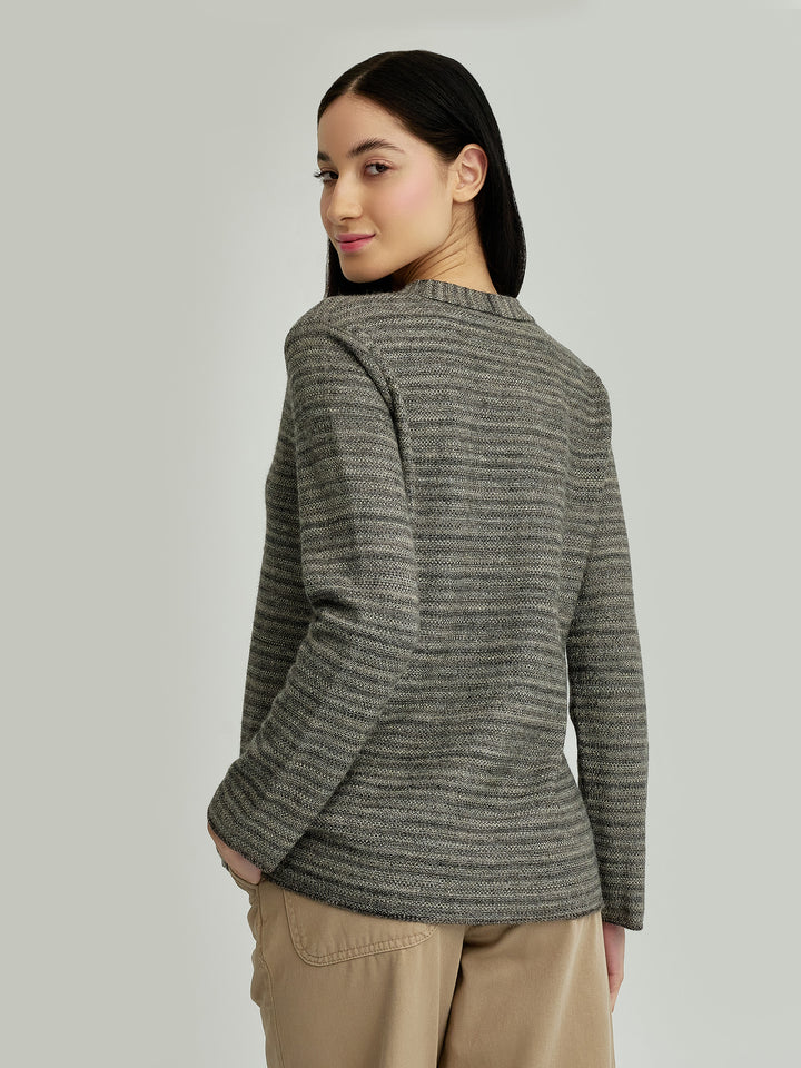 Cárdigan Yudith de Baby Alpaca Color Beige