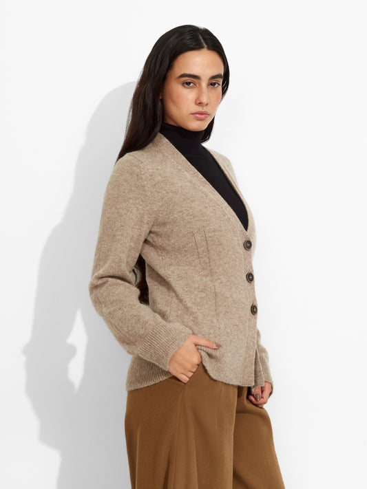 Zia Cardigan Baby Alpaca Color Brown