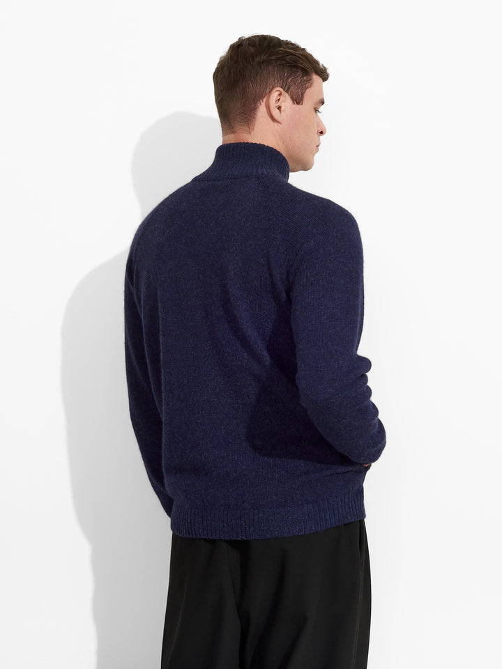 Cárdigan Zerres Alpaca Bebé Color Azul