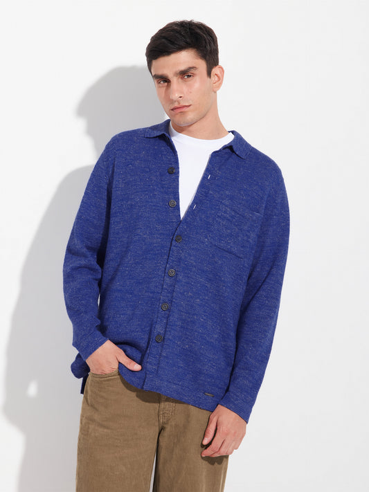 Zepp Cardigan Baby Alpaca Color Purple