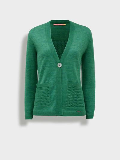 Zanzibar Cardigan Baby Alpaca Color Green