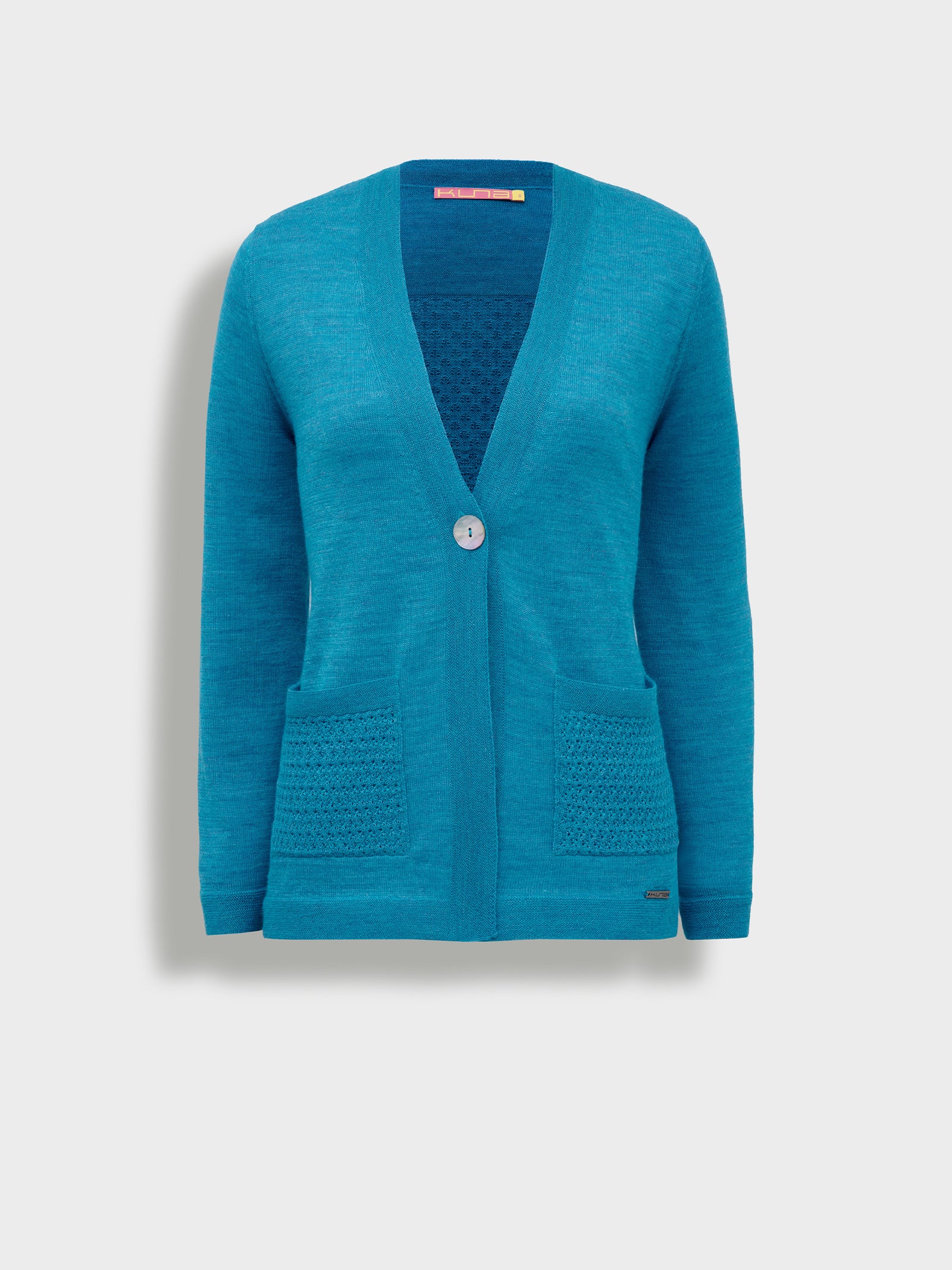 Cárdigan Zanzíbar Baby Alpaca Color Azul