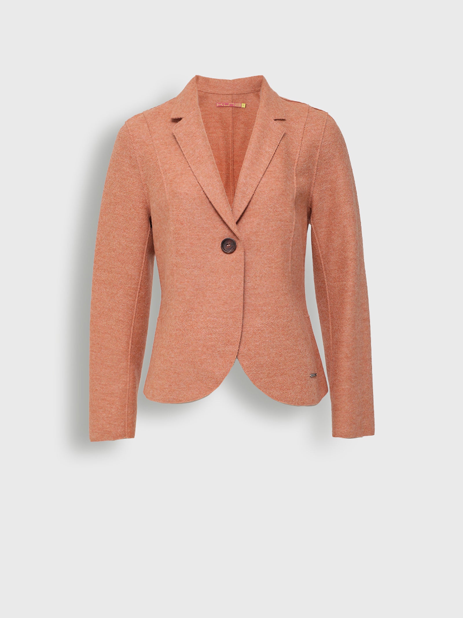 Yzigoing Coat Alpaca And Wool Color Orange
