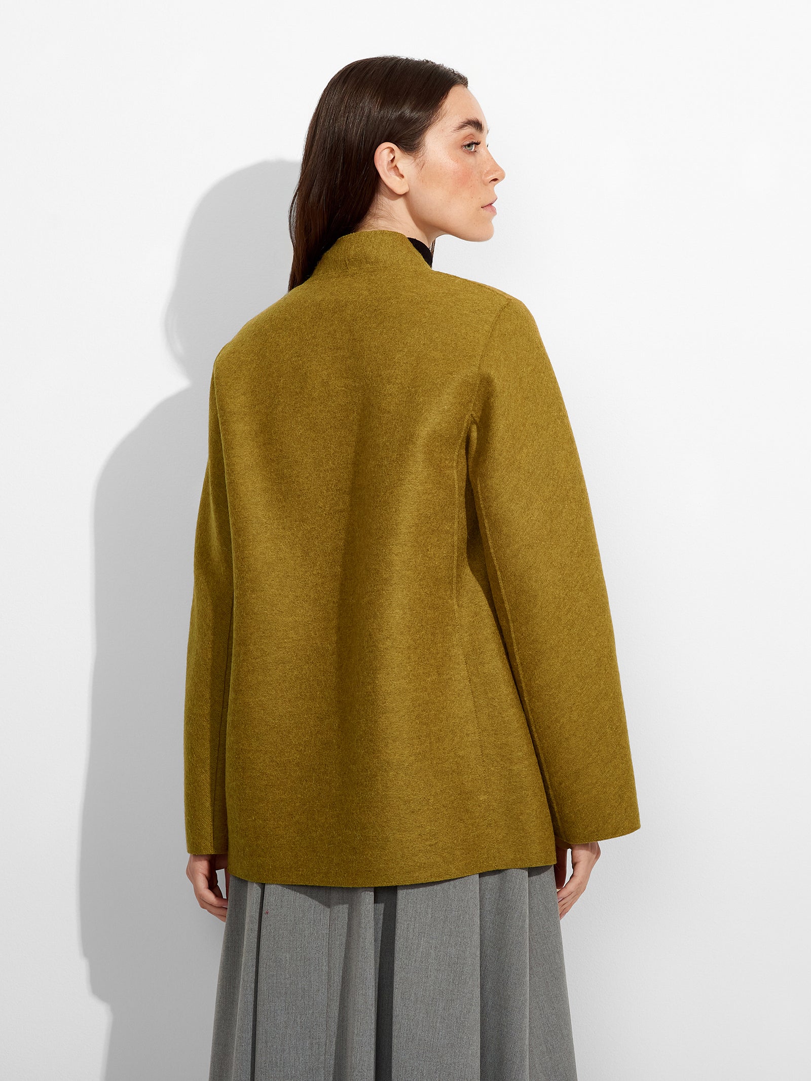 Zadig Coat Alpaca Color Yellow