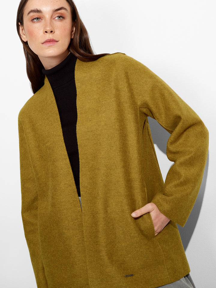 Abrigo Zadig Alpaca Color Amarillo