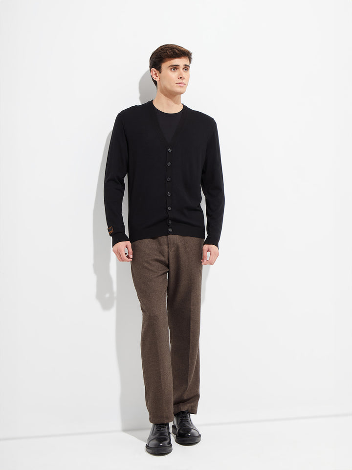 Bernard Cardigan Vikuna Color Black
