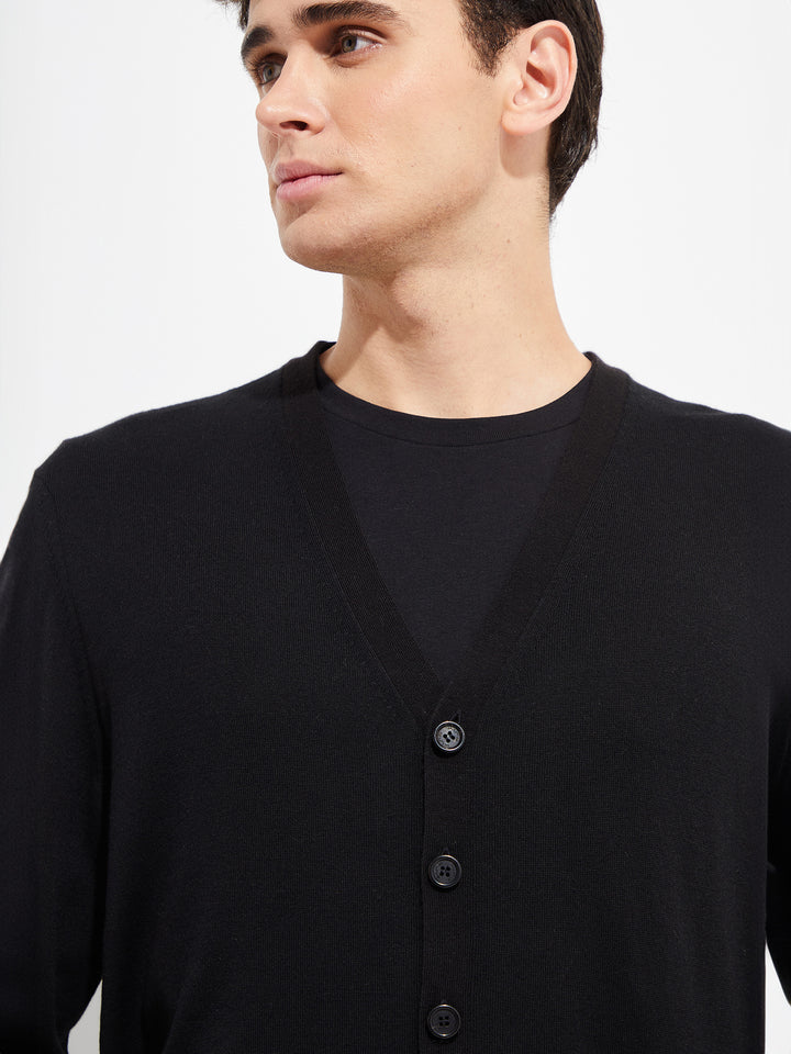 Bernard Cardigan Vikuna Color Black